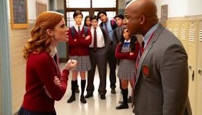 Emma argues with Principal Figgins