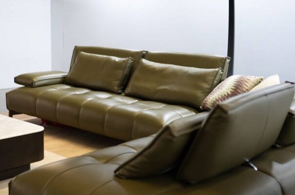 Leather sofas